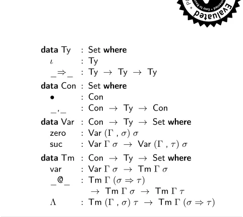 Figure 1. Simply typed λ-calculus