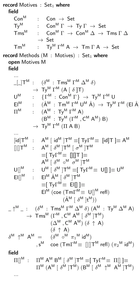 Figure 14. The motives and some methods for the eliminator forthe syntax