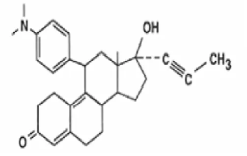 Figure 1: Structure of Mifepriston. 