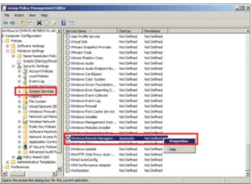 FIGURE 6: ENABLING WINDOWS REMOTE MANAGEMENT