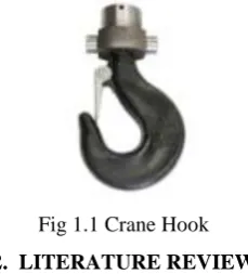 Fig 1.1 Crane Hook 