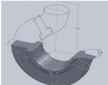 Fig 4.2Solidworks Model of Crane Hook with T-