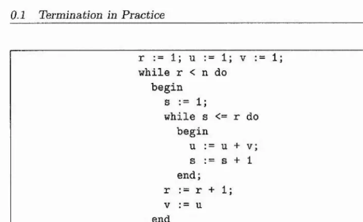 Figure 0.0: A nested loop (in Pascal)