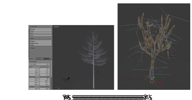 Fig.4. A tropical tree is integrated with its respective marker 