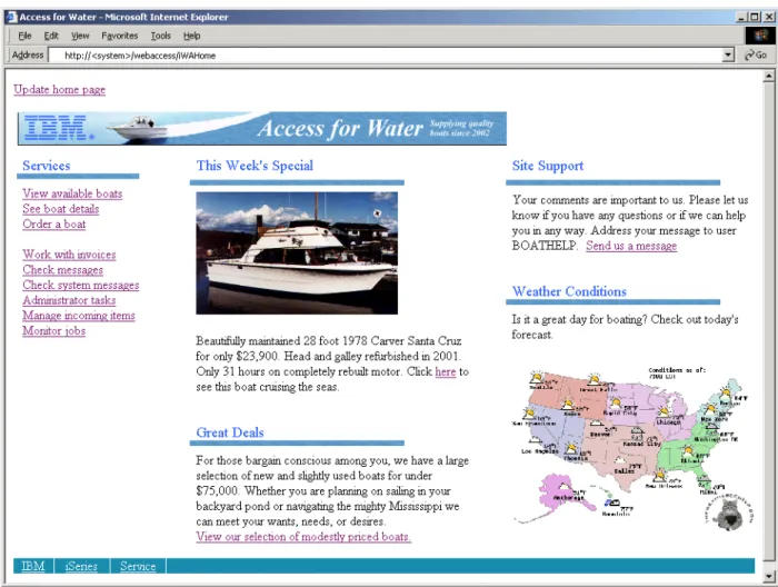 Figure 3-56   Home page: Administrator view
