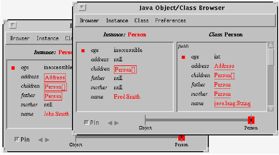 Figure 5. Example of pinning