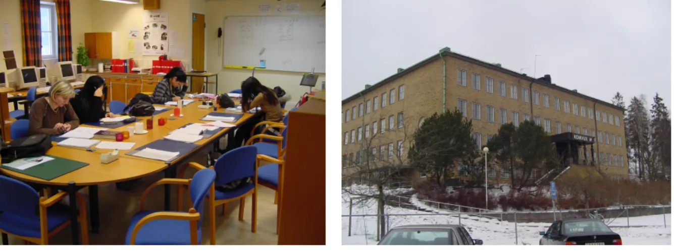 Figure 1: Class Room                          Figure 2, Komvux Building 
