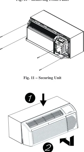 Fig. 9 – Shipping Screw Location