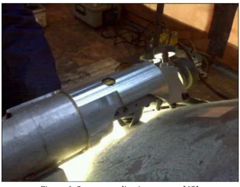 Figure 6: Scoop sampling in progress [43] 