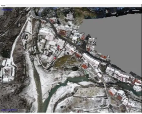 Figure 4. Dense point cloud in medium quality. 
