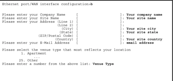 Figure 8: Site location details.