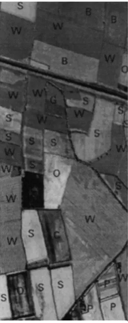 Figure 2.Figure 2. Extract of the ATM data, in 0.60–0.63 Extract of the ATM data, in 0.60–0.63  µμm waveband, with class type annotated