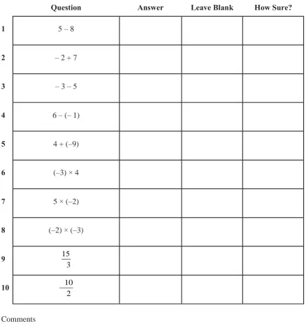 Figure 2. Pupil task sheet Figure 2. Pupil task sheet