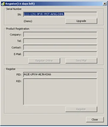 Figure 2.3 Server Registration 