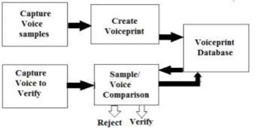 Fig 3: Voice recognition process using feature extraction.  