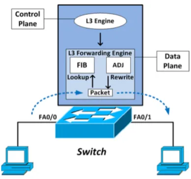 Figure 5: Switch-Based CEF Switching 