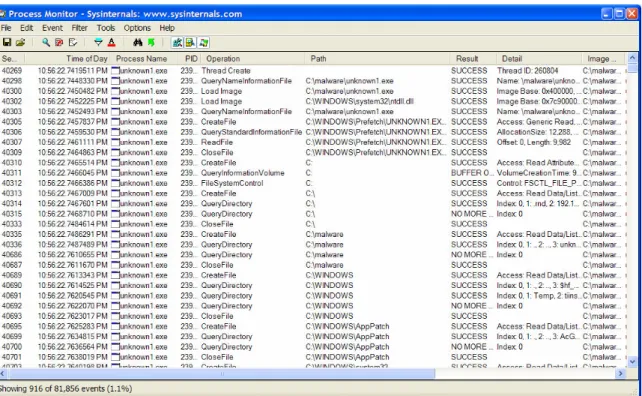 Figure 5: Process Monitor 