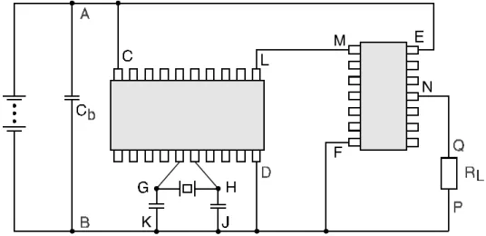Figure 1:  Current paths in an electronic system