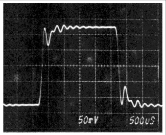 FIGURE 22. Step Response of Fifth-Order 5kHz Bessel Low-Pass Filter.