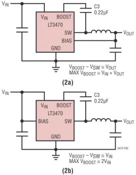 Figure 2. Two Circuits for Generating the Boost Voltage