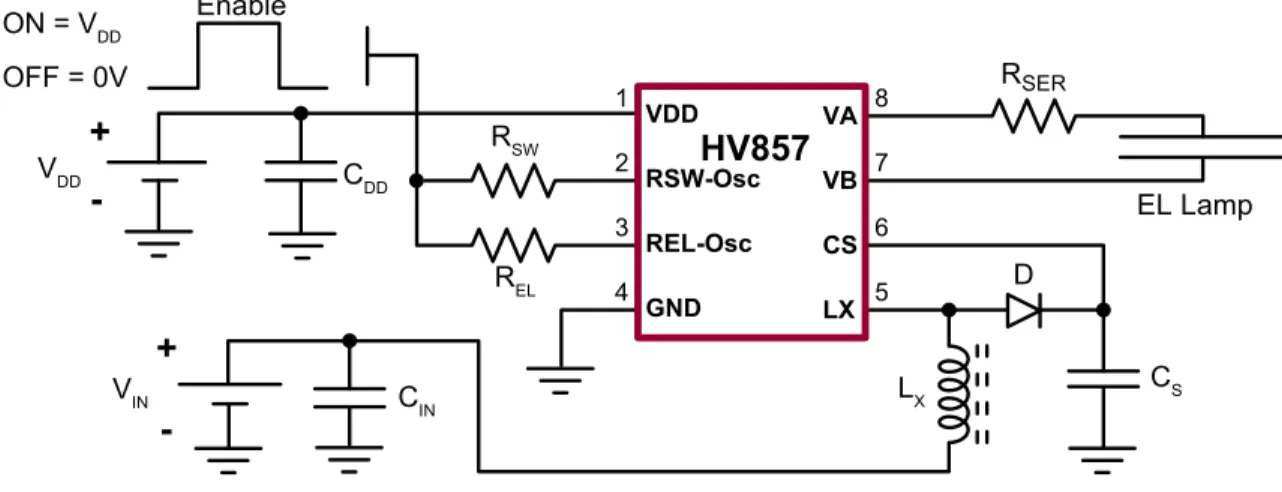 Figure 3: Typical Application Circuit for Audible Noise Reduction