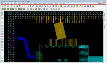 Figure 3: A powerful, interactive, intelligent rules-driven wirebond creation using true wire-profile