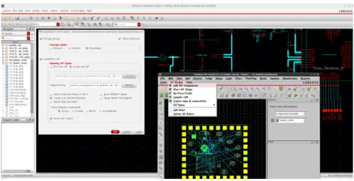 Figure 9: The Virtuoso SiP Architect delivers a single circuit-simulation schematic-driven approach  that encompasses multiple chips and the IC package.