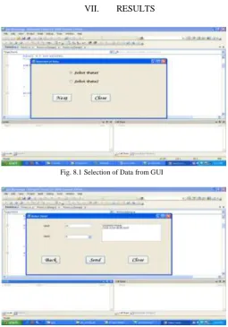 Fig. 8.1 Selection of Data from GUI 