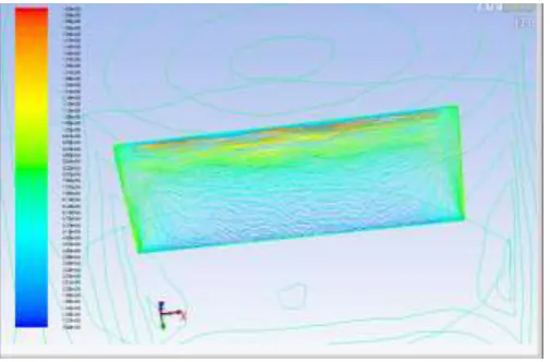figure 22, static pressure on upper surface of airfoil (AOA 16 degrees) 