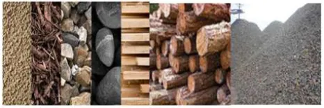 Figure 1: Construction Raw materials 