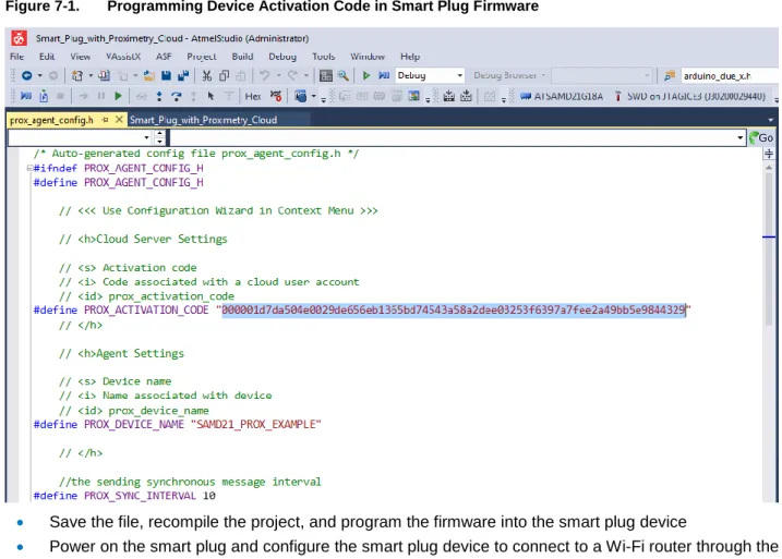 Figure 7-1.  Programming Device Activation Code in Smart Plug Firmware 