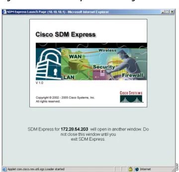 Figure 5 SDM Express Launch Page