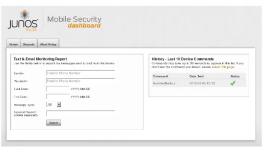 Figure 11:  Reports Tab