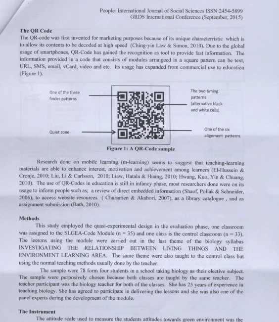 Figure 1: A QR-Code sample