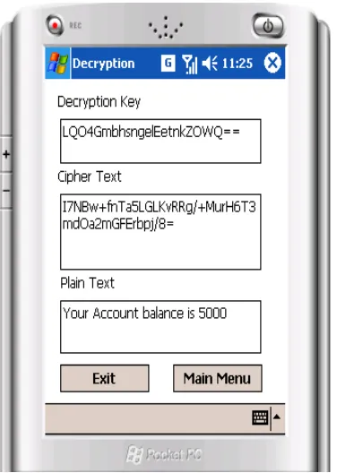 Fig. 4. Secure Reply from Server 