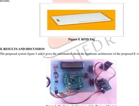 Figure 3. RFID Reader The RFID tag is used for providing the bus route information which is arranged in bus