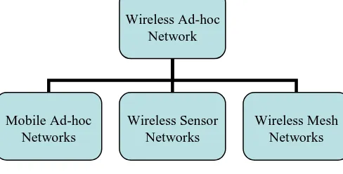 Figure 1  Classification of Wireless Ad-hoc networks 