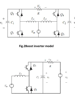 Fig. 1Basic representation of the boost inverter 