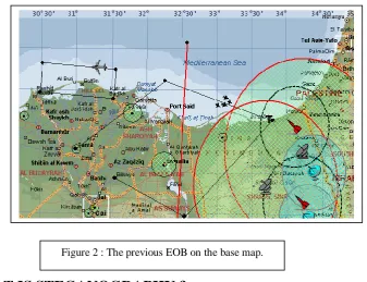Figure 2 : The previous EOB on the base map. 
