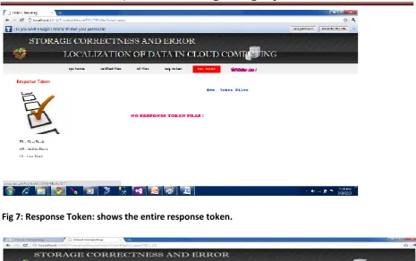 Fig 5 View file block: After the Click on the view link at the user home page shows the file with 