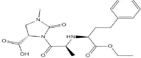 Fig. 2: Chemical structure of Imidapril hydrochloride. 