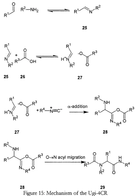 Figure 15: Mechanism of the Ugi-4CR