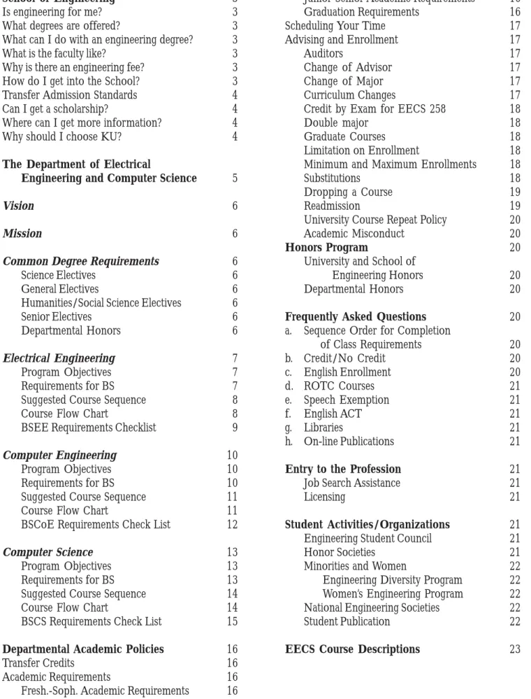 Table of  Contents