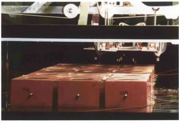 Figure 5.13  Load applied on mat array (3X5) with Hinged-Rigid connection