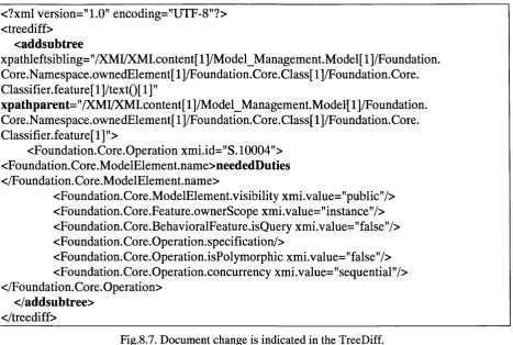 Fig. 8.8. Activity log of the prototype: selection of relevant consistency rules.