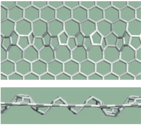 Figure 7 A curvature appears in the structure containing mitosis as topological defect