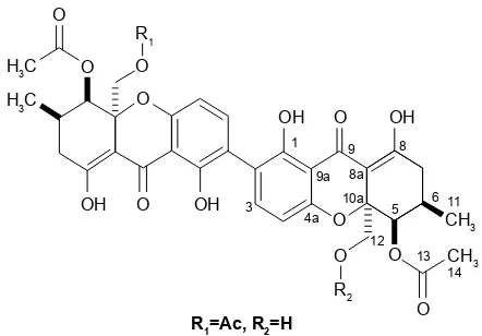 Figure 1 chemical structure of dicerandrol B.