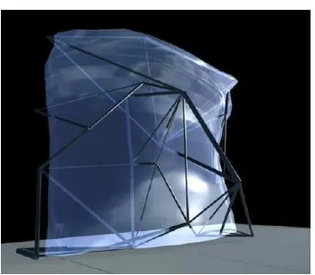 Figure 1.4: Non-modular truss structure synthesized automatically by MOSS [96]
