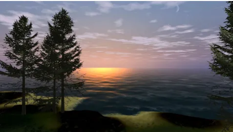 Figure 6: The day-night cycle simulation