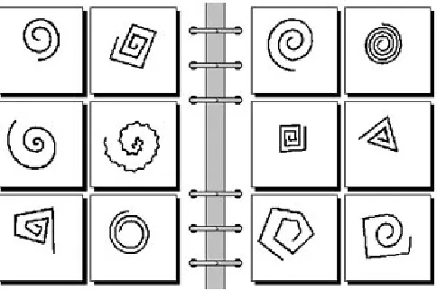 Figure 1: Epistemology of Bongard’s squares, i.e., the problem of classes of configurations
